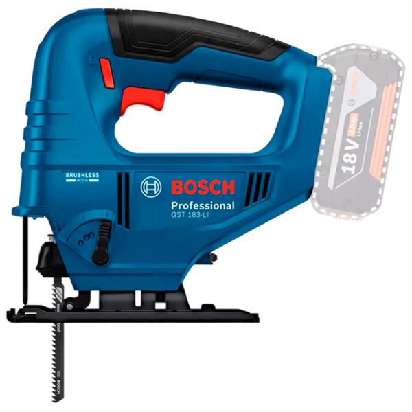 Fierăstrău pentru decupat Bosch GST 183-LI 20 mm / Blue photo 3