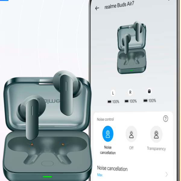 Наушники Realme Buds Air 7 Мох Зеленый Беспроводные/ Персональный photo 5