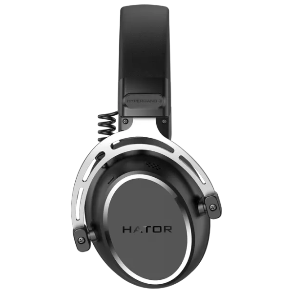 Căști Hator Hypergang 3 Silver Black Cu fir/ Gaming photo 3 Căști Hator Hypergang 3 Silver Black Cu fir/ Gaming photo 3