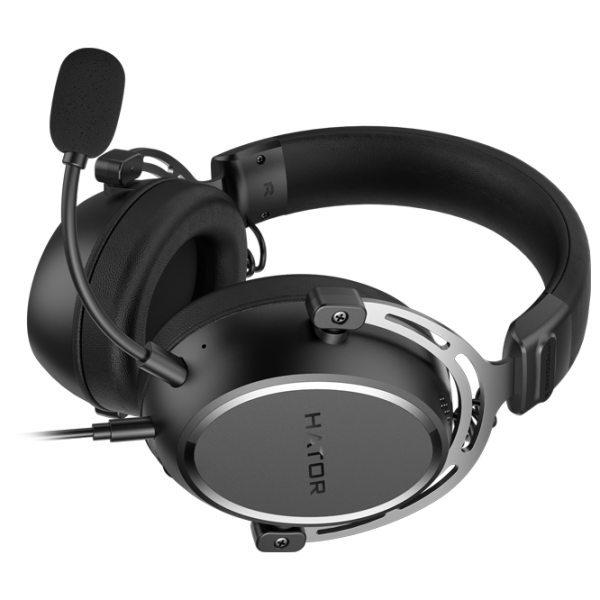Căști Hator Hypergang 3 Silver Black Cu fir/ Gaming photo 5 Căști Hator Hypergang 3 Silver Black Cu fir/ Gaming photo 5