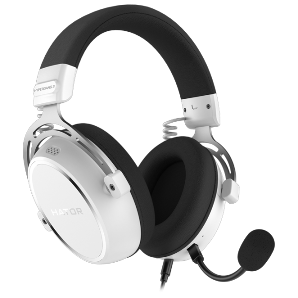 Наушники Hator Hypergang 3 Черный Белый Проводная/ Игровой photo 1 Наушники Hator Hypergang 3 Черный Белый Проводная/ Игровой photo 1