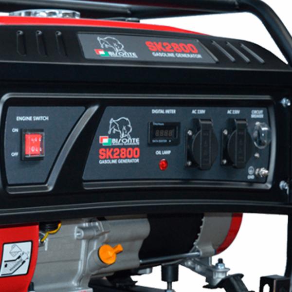 Generator de curent Bisonte SK2800 230 V Benzină / 2.5 kW photo 4