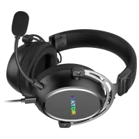 Наушники Hator Hypergang 3 USB Серебристый Черный Проводная/ Игровой photo 5