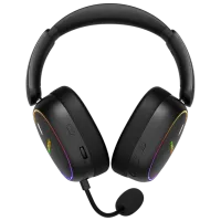 Наушники Hator Phoenix 2 Серебристый Черный Беспроводные/ Игровой photo 2