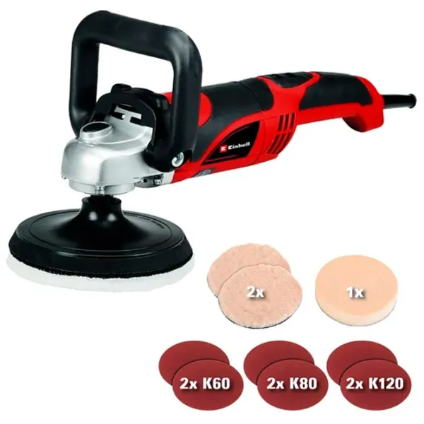 Полировальная машина Einhell CC-PO 1100/150 E Красный photo 4