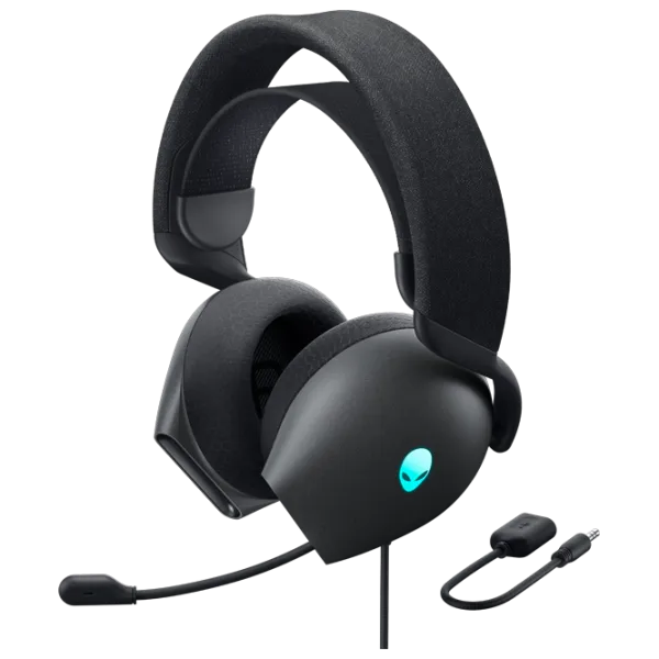 Căști Dell Alienware Gray Moon Light Cu fir/ Gaming photo 6