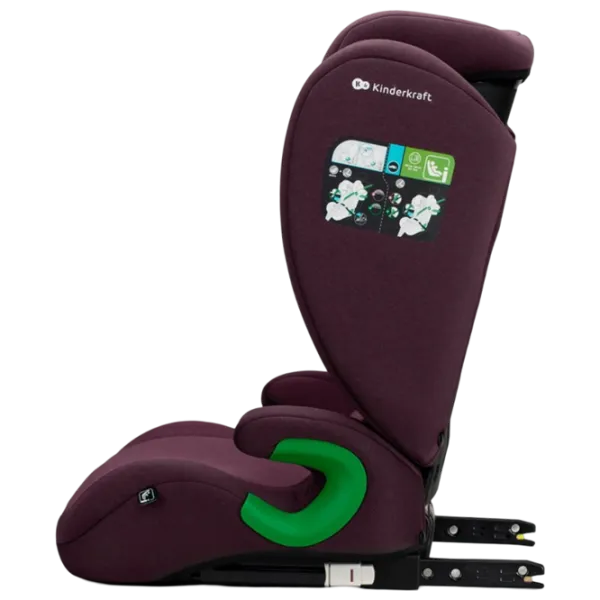 Scaun auto KinderKraft Junior Fix 2  3 ani - 12 ani / 36 kg / Cherry photo 5 Scaun auto KinderKraft Junior Fix 2  3 ani - 12 ani / 36 kg / Cherry photo 5