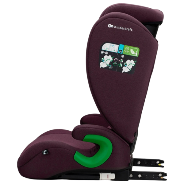 Scaun auto KinderKraft Junior Fix 2  3 ani - 12 ani / 36 kg / Cherry photo 5 Scaun auto KinderKraft Junior Fix 2  3 ani - 12 ani / 36 kg / Cherry photo 5