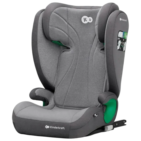 Детское автокресло KinderKraft Junior Fix 2  3 года - 12 лет / 36 кг / Серый photo 1