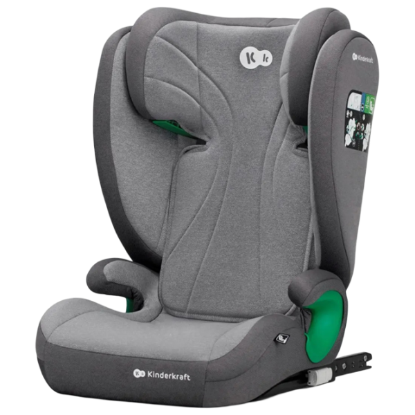 Детское автокресло KinderKraft Junior Fix 2  3 года - 12 лет / 36 кг / Серый photo 1