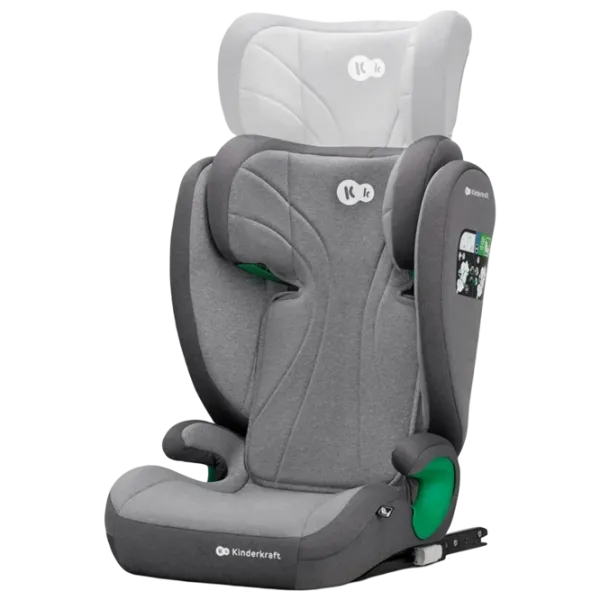 Детское автокресло KinderKraft Junior Fix 2  3 года - 12 лет / 36 кг / Серый photo 7