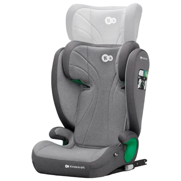 Детское автокресло KinderKraft Junior Fix 2  3 года - 12 лет / 36 кг / Серый photo 7