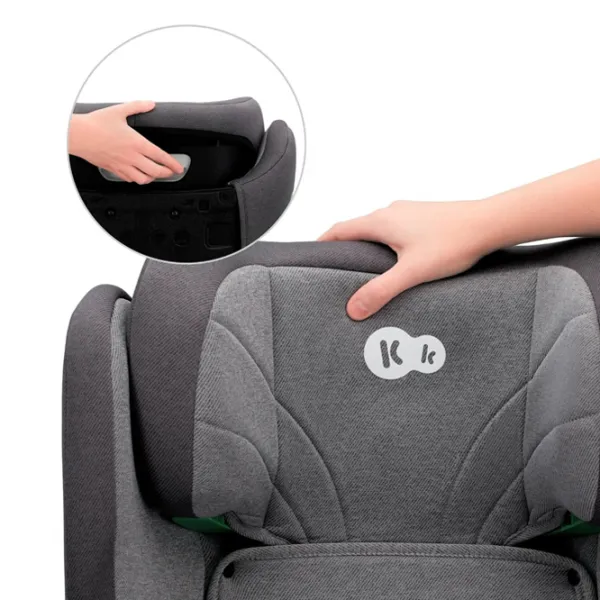 Детское автокресло KinderKraft Junior Fix 2  3 года - 12 лет / 36 кг / Серый photo 8