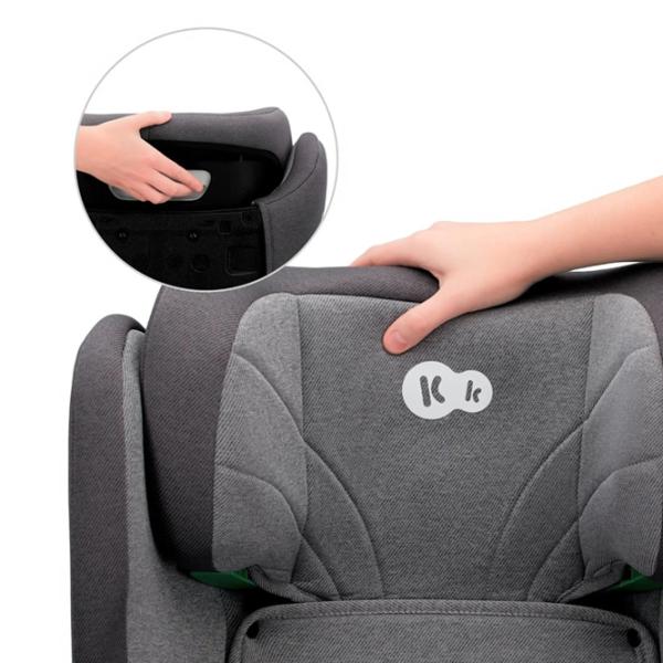Детское автокресло KinderKraft Junior Fix 2  3 года - 12 лет / 36 кг / Серый photo 8