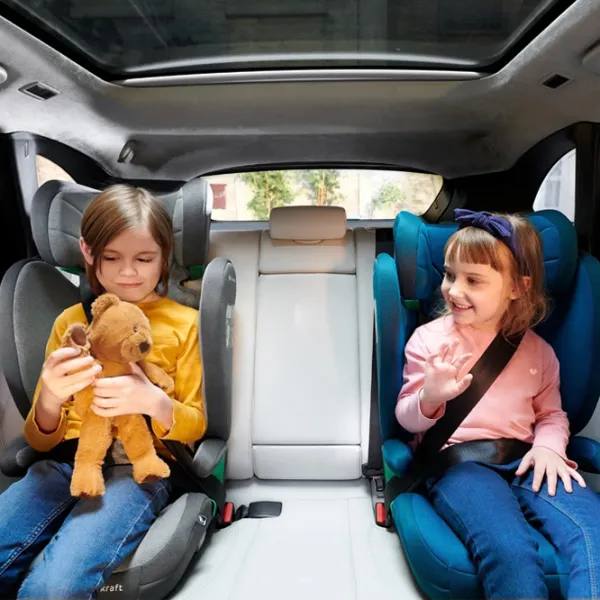 Детское автокресло KinderKraft Junior Fix 2  3 года - 12 лет / 36 кг / Серый photo 9