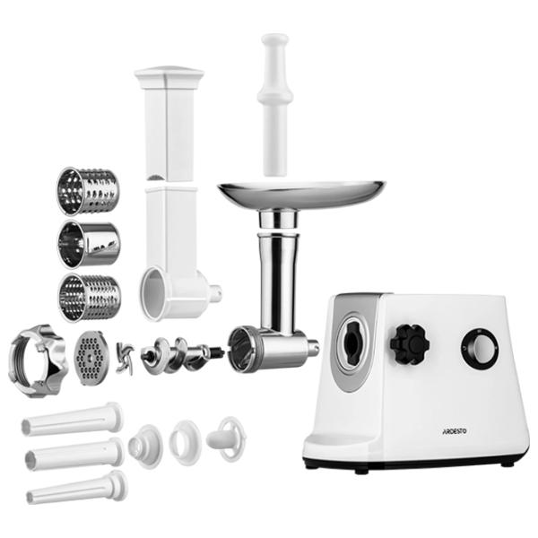 Mașină de tocat carne Ardesto MGL-1750R 1700 W / 1.6 kg/min / White photo 3