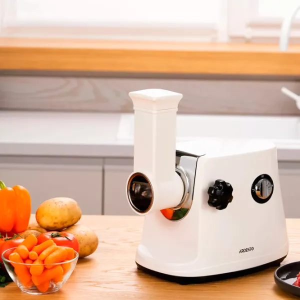 Mașină de tocat carne Ardesto MGL-1750R 1700 W / 1.6 kg/min / White photo 13