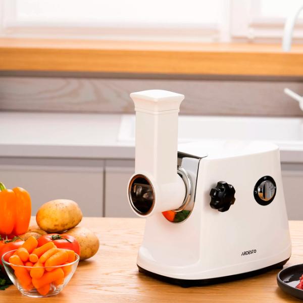 Mașină de tocat carne Ardesto MGL-1750R 1700 W / 1.6 kg/min / White photo 13