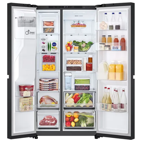 Frigider LG GSLC41EPPE Side by Side 641 l / 179 cm / Black photo 8