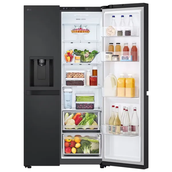 Frigider LG GSLC41EPPE Side by Side 641 l / 179 cm / Black photo 10