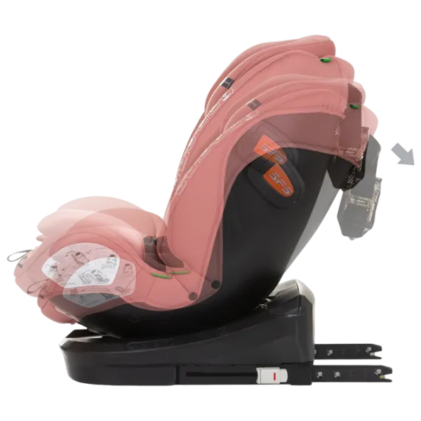 Детское автокресло Chipolino Volare  0 месяцев - 12 лет / 36 кг / Розовый photo 4 Детское автокресло Chipolino Volare  0 месяцев - 12 лет / 36 кг / Розовый photo 4