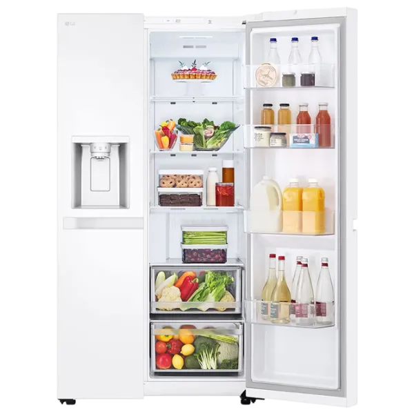Frigider LG GSLC40SWPE Side by Side 638 l / 179 cm / White photo 5