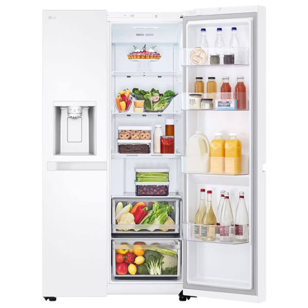 Frigider LG GSLC40SWPE Side by Side 638 l / 179 cm / White photo 5