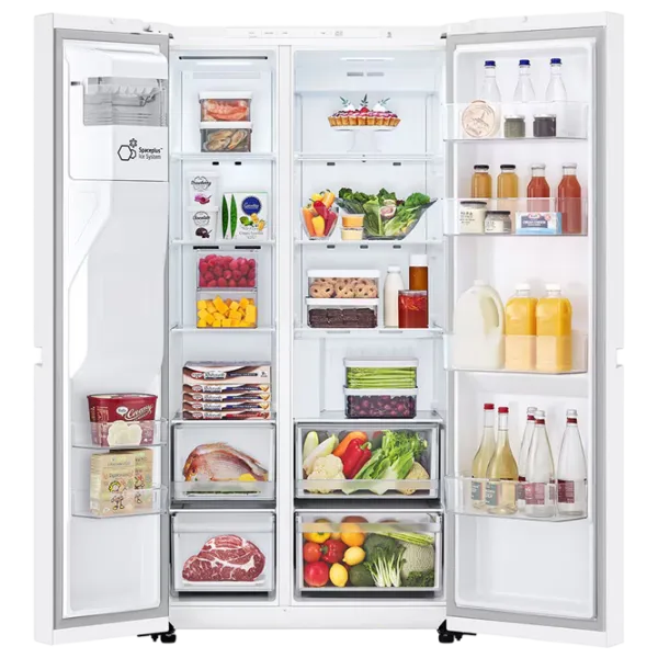 Frigider LG GSLC40SWPE Side by Side 638 l / 179 cm / White photo 7