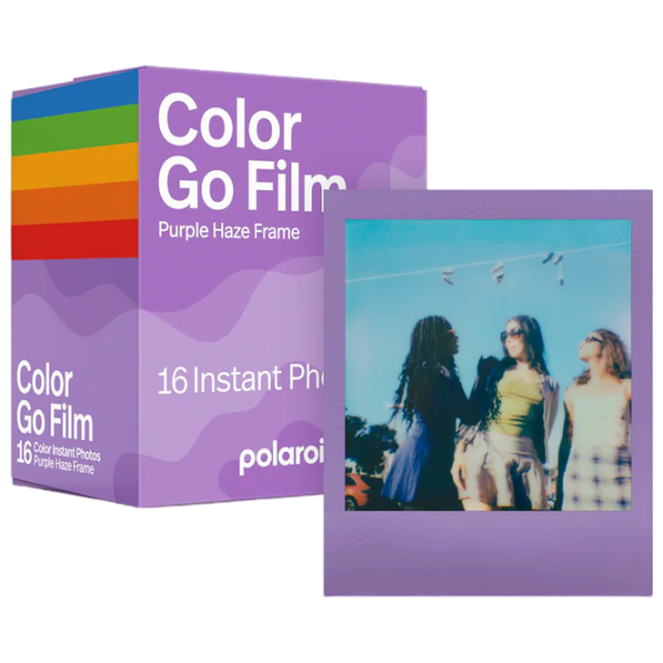 Hârtie foto pentru Polaroid Go / / Purple photo 1 Hârtie foto pentru Polaroid Go / / Purple photo 1