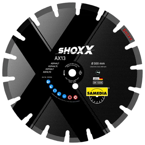 Disc diamantat segmentat Samedia SHOXX AX13  photo 1