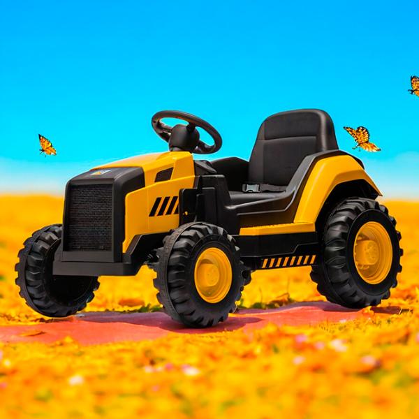 Tractor electric Cat Glamvers 45952 5 km/h / / 3+ / Yellow photo 6