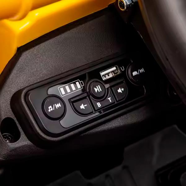 Tractor electric Cat Glamvers 45952 5 km/h / / 3+ / Yellow photo 9