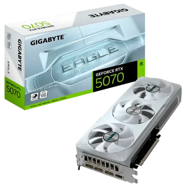 Placă video Gigabyte GeForce RTX 5070 Eagle OC ICE PCI Express x16 5.0 / 12 GB photo 10