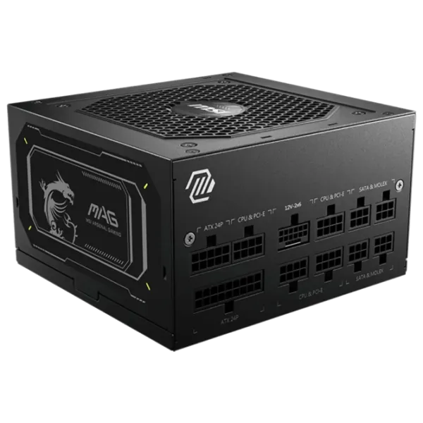 Блок питания MSI MAG A750GL PCIE5 II 80+ Gold / 750 Вт photo 2