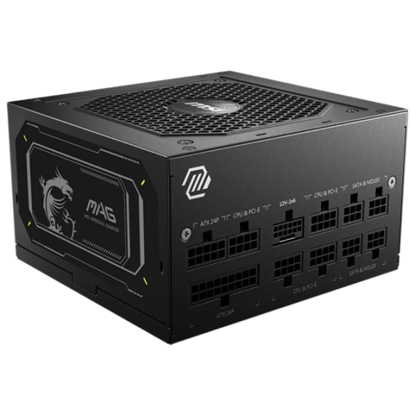 Блок питания MSI MAG A750GL PCIE5 II 80+ Gold / 750 Вт photo 2