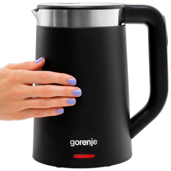Электрочайник Gorenje K17TRDW 1.7л / Скрытый / Черный photo 7