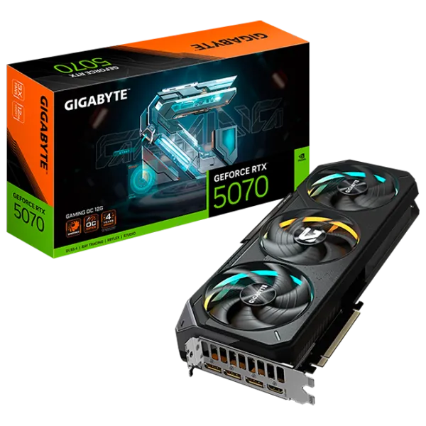 Placă video Gigabyte GeForce RTX 5070 Gaming OC PCI Express x16 5.0 / 12 GB photo 10