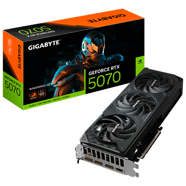 Placă video Gigabyte GeForce RTX 5070 WindForce OC PCI Express x16 5.0 / 12 GB photo 10