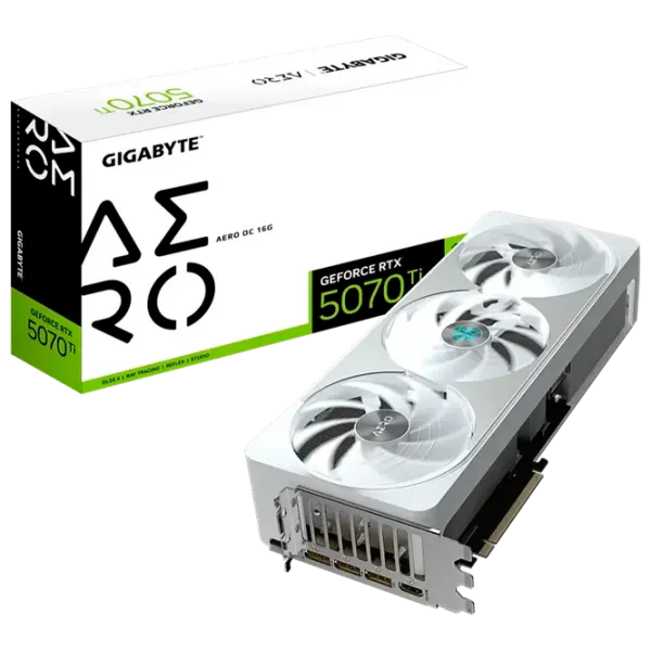 Placă video Gigabyte GeForce RTX 5070 TI Aero OC PCI Express x16 5.0 / 16 GB photo 9