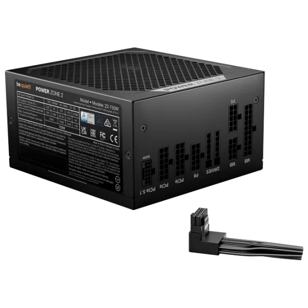 Блок питания Be quiet! POWER ZONE 2 80+ Platinum / 750 Вт photo 4 Блок питания Be quiet! POWER ZONE 2 80+ Platinum / 750 Вт photo 4