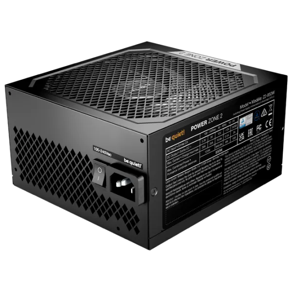 Sursă de alimentare Be quiet! POWER ZONE 2 80+ Platinum / 850 W photo 3 Sursă de alimentare Be quiet! POWER ZONE 2 80+ Platinum / 850 W photo 3