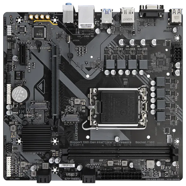 Материнская плата Gigabyte B760M E micro ATX / Intel B760M photo 2