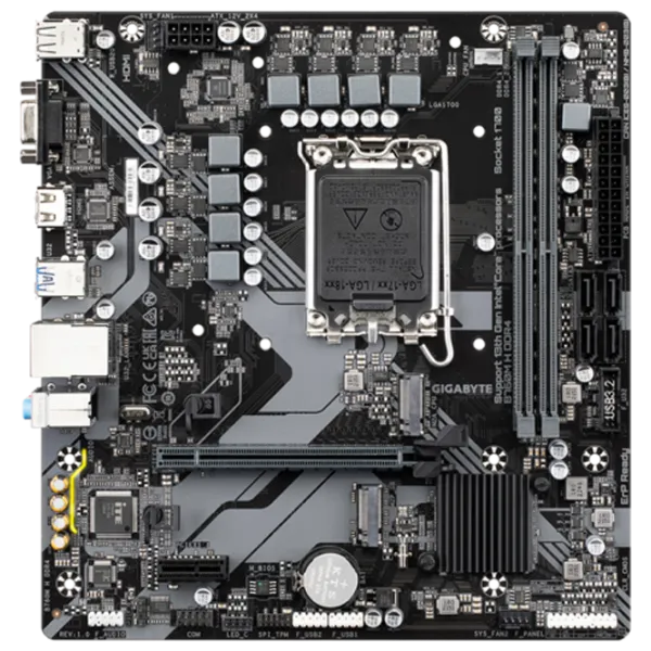 Материнская плата Gigabyte B760M H mATX / Intel B760M photo 1