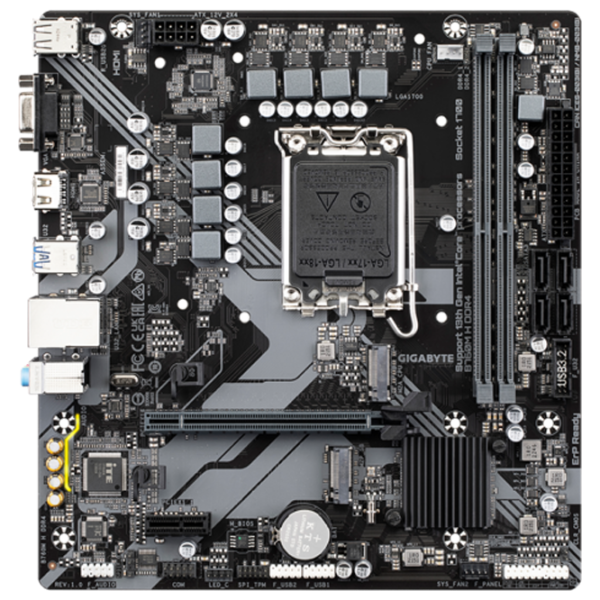 Материнская плата Gigabyte B760M H mATX / Intel B760M photo 1