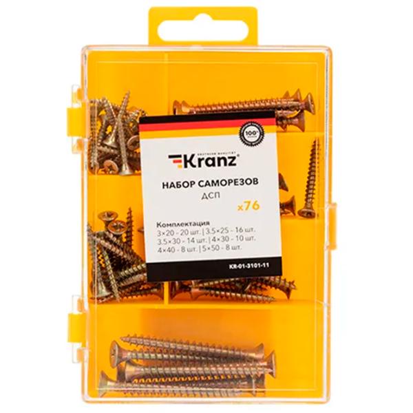 Набор винтов Kranz KR-01-3101-11 76 шт. /  photo 1