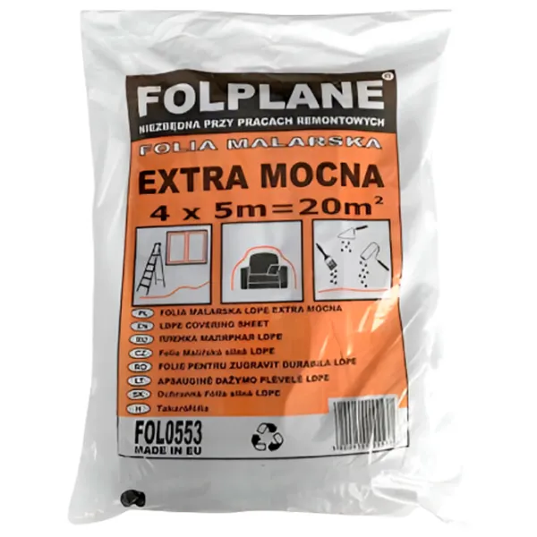 Peliculă de protecție PAINTER FOL0553 5000 mm x 4000 mm photo 1