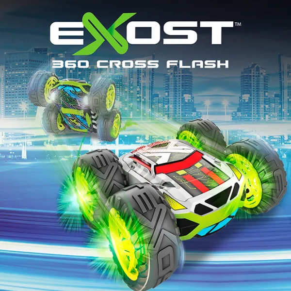 Машинка Exost Cross Flash Car 360 20293  / 2.4 ГГц / Серый Разноцветный photo 10 Машинка Exost Cross Flash Car 360 20293  / 2.4 ГГц / Серый Разноцветный photo 10