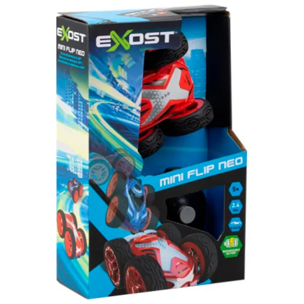 Mașină Exost Silverlit Mini Flip Neo 20290 8 km/h / 2.4 GHz / Black Multicolor photo 6
