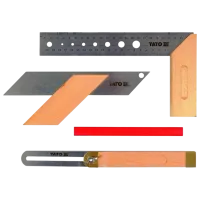 Echer Yato YT70823 250 mm Dreptunghiulară / Lemn photo 2