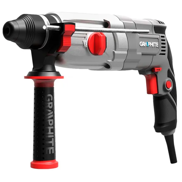 Ciocan rotopercutor Graphite 58G537 710 W / Gray photo 1 Ciocan rotopercutor Graphite 58G537 710 W / Gray photo 1